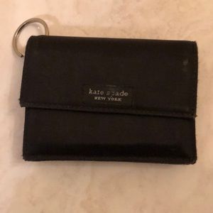 Vintage Kate Spade coin purse with key ring
